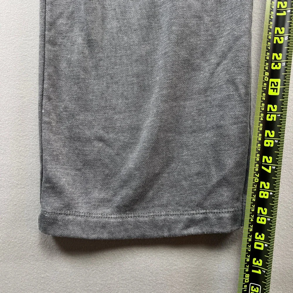 No Boundaries Sweatpants Womens S (4-6) Heather Gray Fleece Lined Cargo Pockets